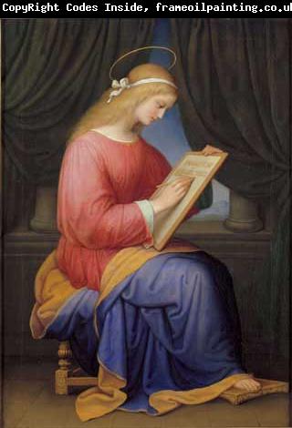 Marie Ellenrieder Mary Writing the Magnificat